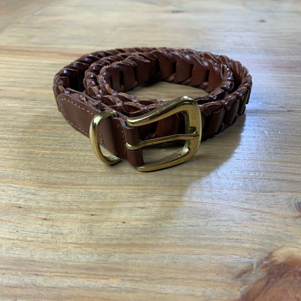 Genuine Chain Link Leather Belt